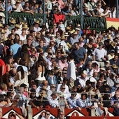 Imagen de los tendidos de La Glorieta en las pasadas Ferias.