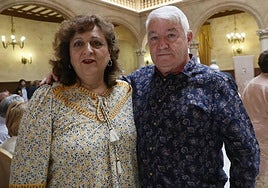 Pilar Gutiérrez y Ángel Andrés celebran sus bodas de oro.