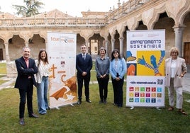 Presentación de la iniciativa en el Patio de Escuelas Menores.