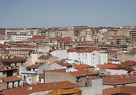 Vista aérea de la ciudad de Salamanca.