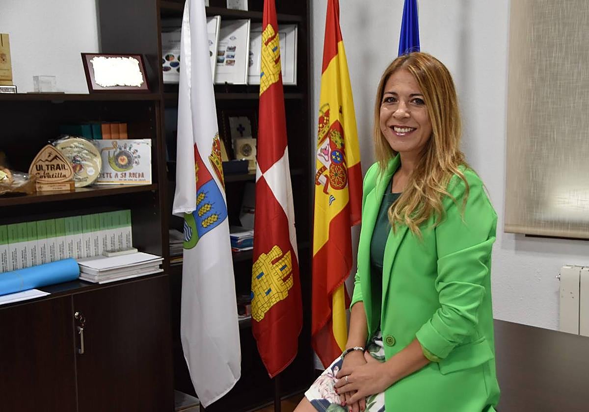 Victoria Manjón, alcaldesa de Castellanos de Moriscos.