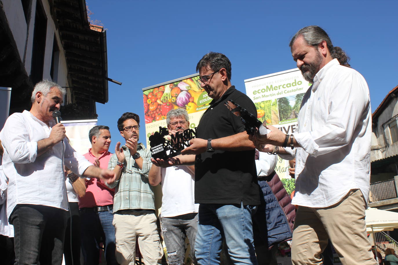 San Martín del Castañar brinda por el vino de la provincia en la XII Fiesta de la Vendimia