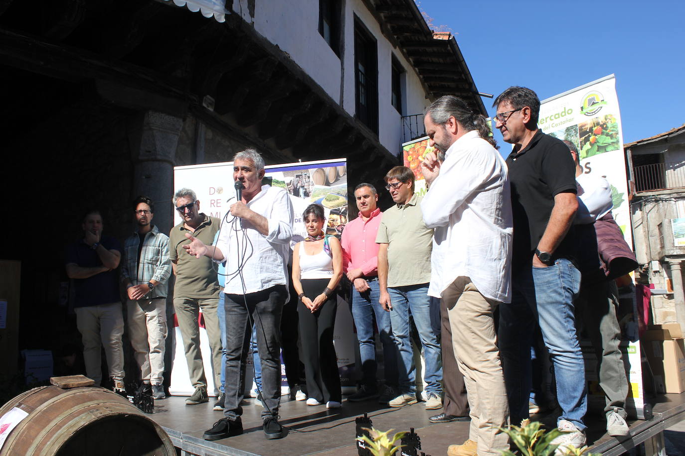 San Martín del Castañar brinda por el vino de la provincia en la XII Fiesta de la Vendimia