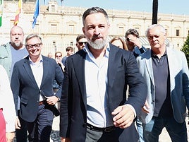 El presidente de Vox, Santiago Abascal.