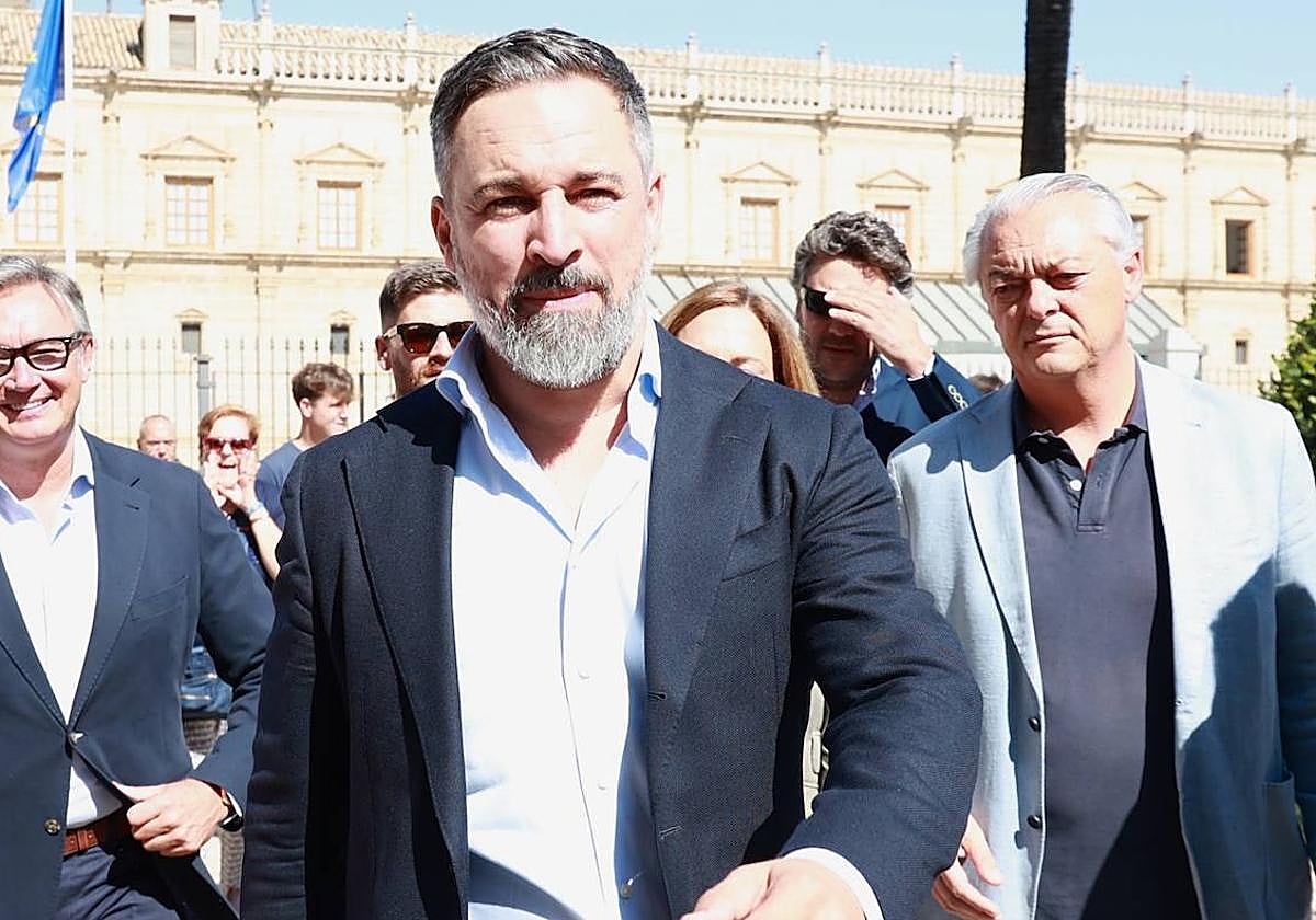 El presidente de Vox, Santiago Abascal.