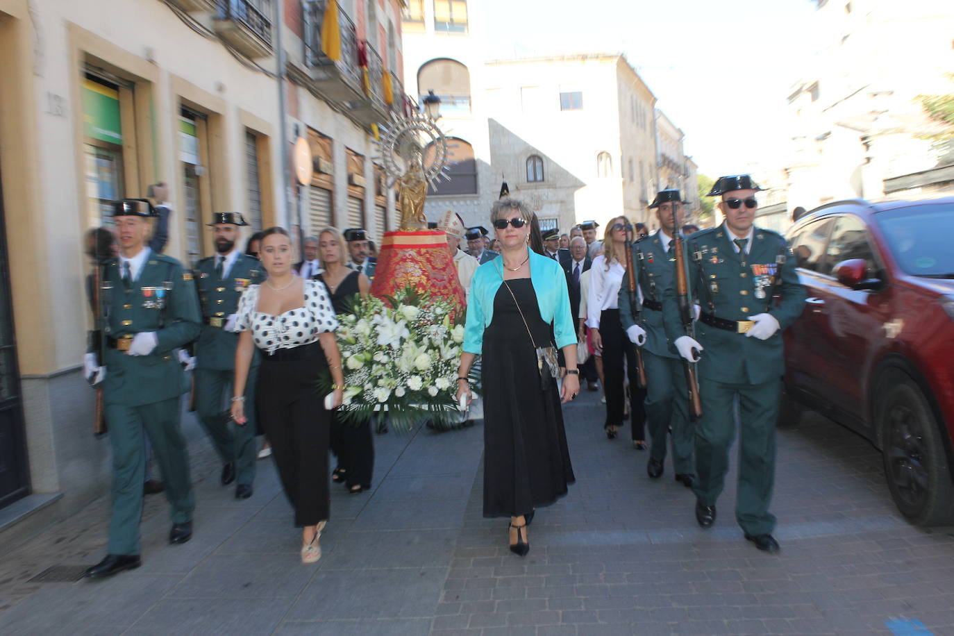 Solemnidad y fidelidad a la bandera, en los actos de la Guardia Civil de Ciudad Rodrigo