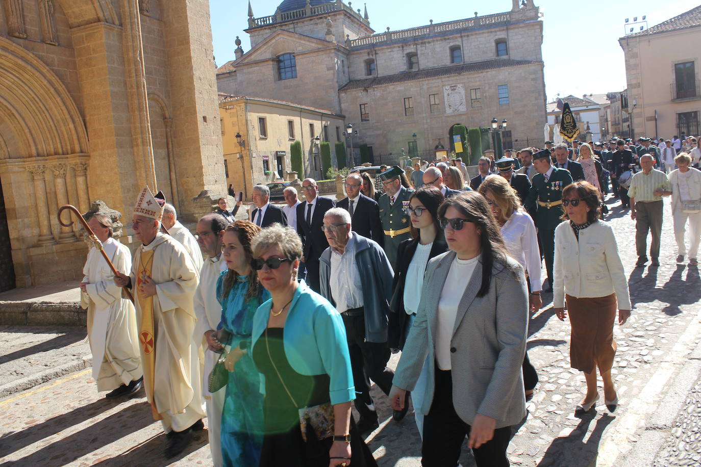 Solemnidad y fidelidad a la bandera, en los actos de la Guardia Civil de Ciudad Rodrigo