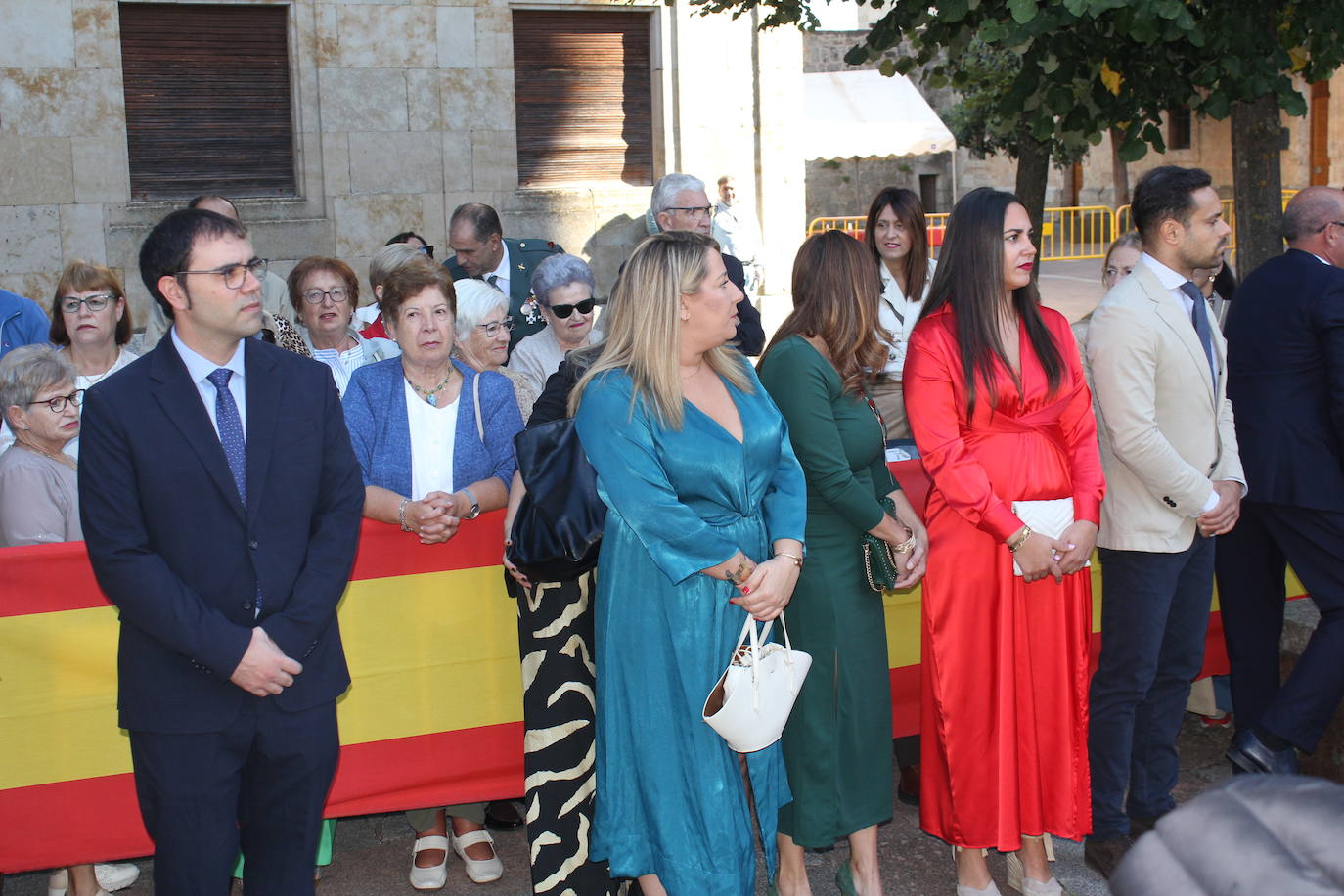 Solemnidad y fidelidad a la bandera, en los actos de la Guardia Civil de Ciudad Rodrigo