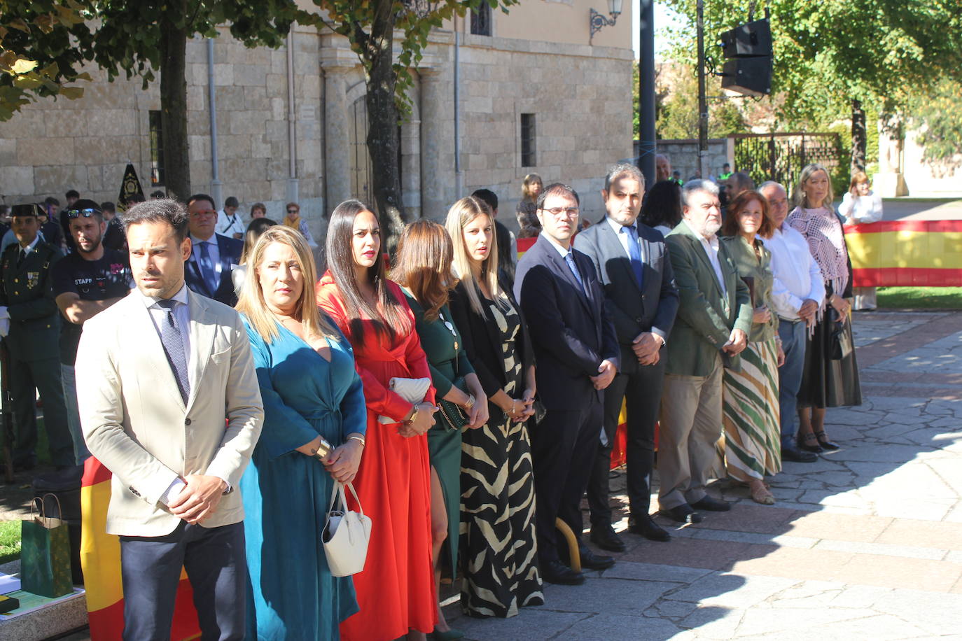Solemnidad y fidelidad a la bandera, en los actos de la Guardia Civil de Ciudad Rodrigo