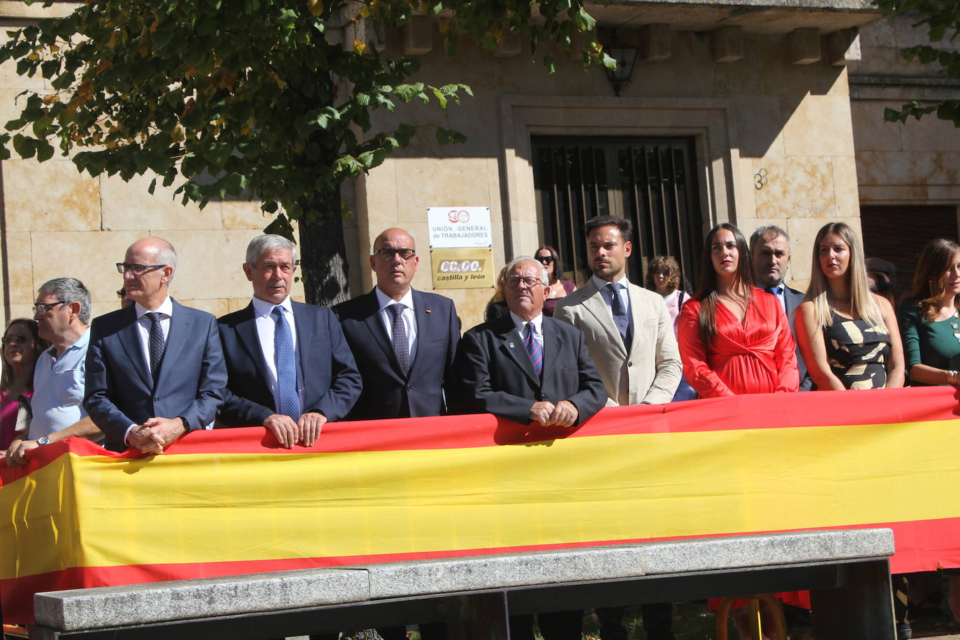 Solemnidad y fidelidad a la bandera, en los actos de la Guardia Civil de Ciudad Rodrigo