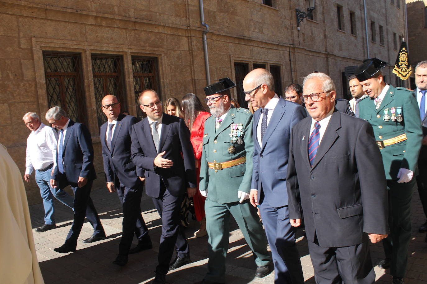Solemnidad y fidelidad a la bandera, en los actos de la Guardia Civil de Ciudad Rodrigo