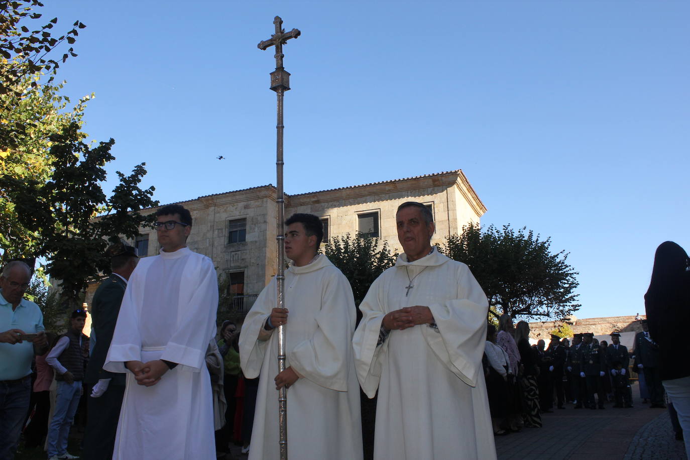 Solemnidad y fidelidad a la bandera, en los actos de la Guardia Civil de Ciudad Rodrigo