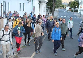 La salida tuvo lugar desde Hervás