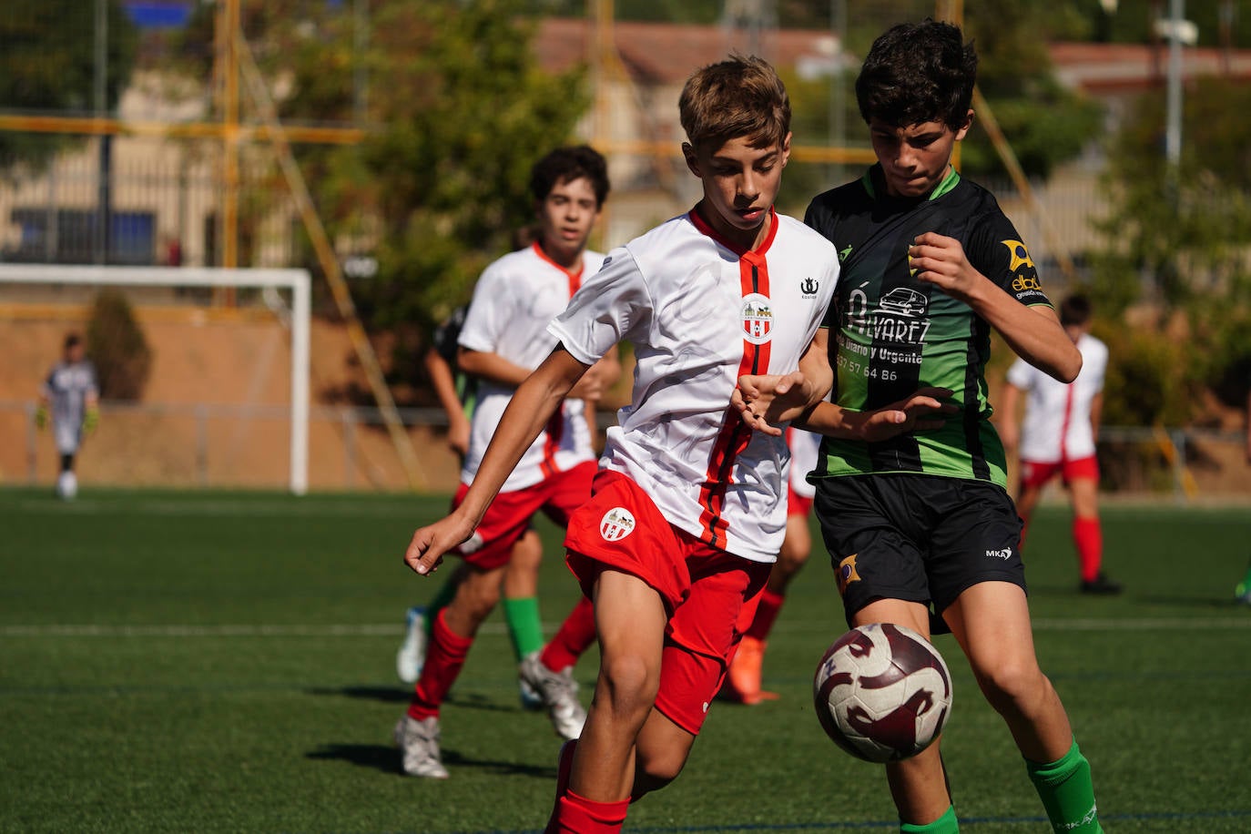 La jornada del fútbol base salmantino, en imágenes