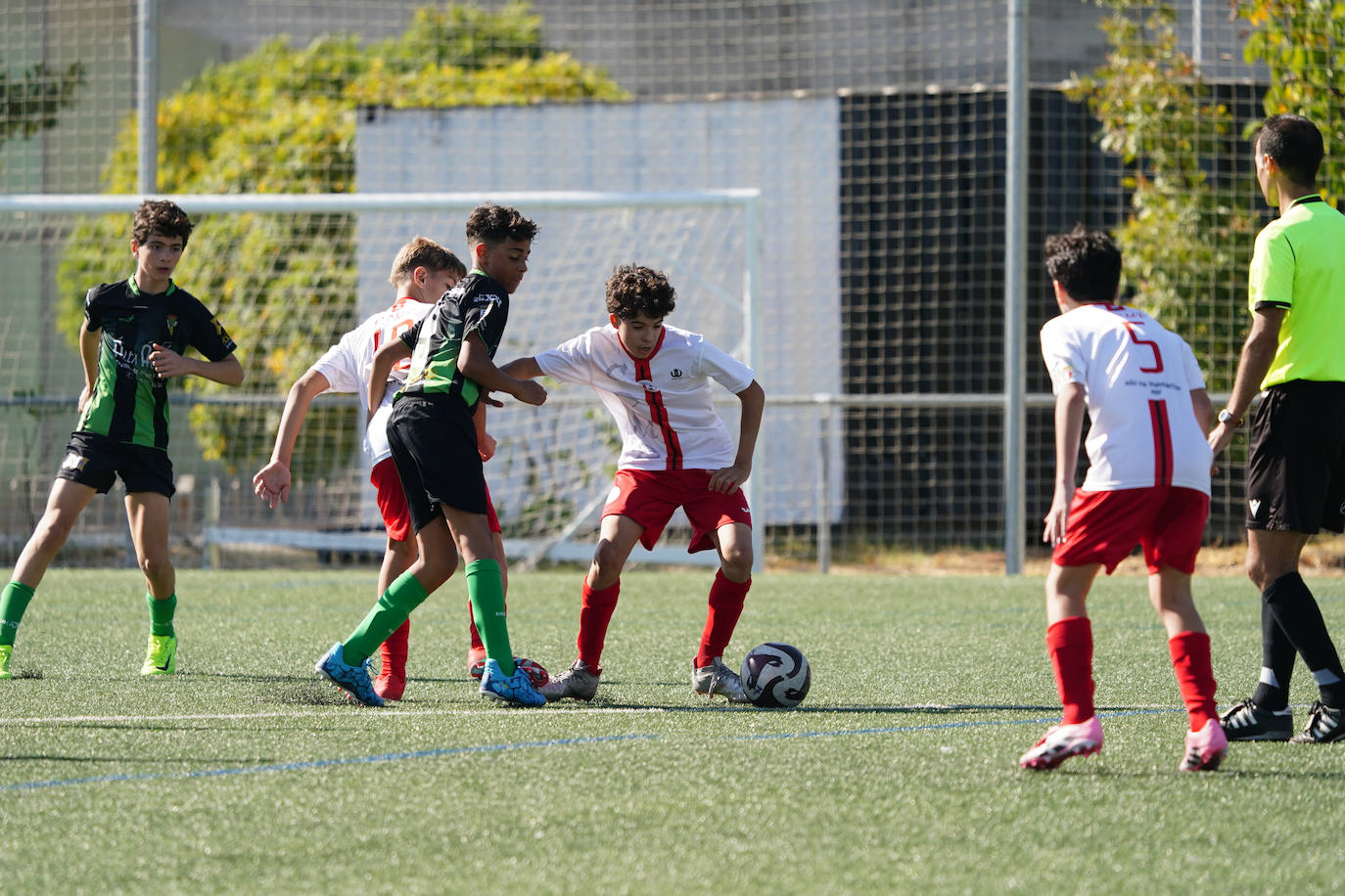 La jornada del fútbol base salmantino, en imágenes