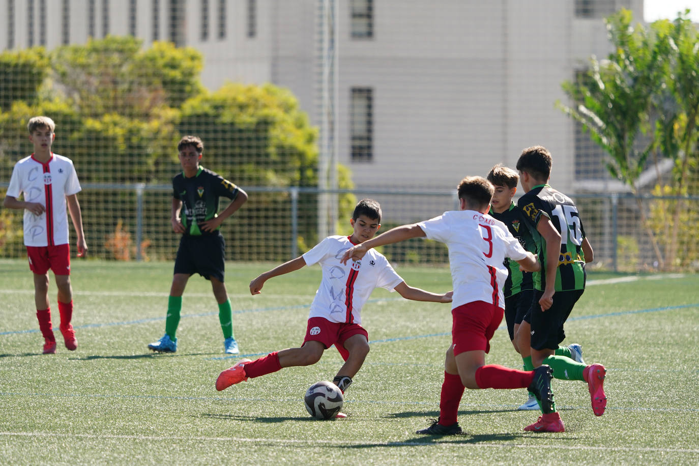 La jornada del fútbol base salmantino, en imágenes