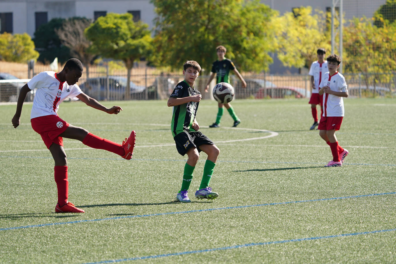 La jornada del fútbol base salmantino, en imágenes