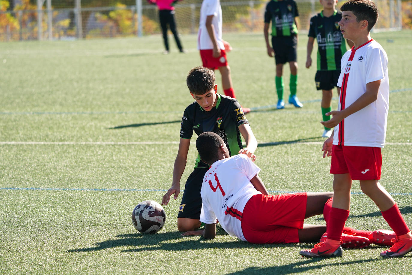 La jornada del fútbol base salmantino, en imágenes