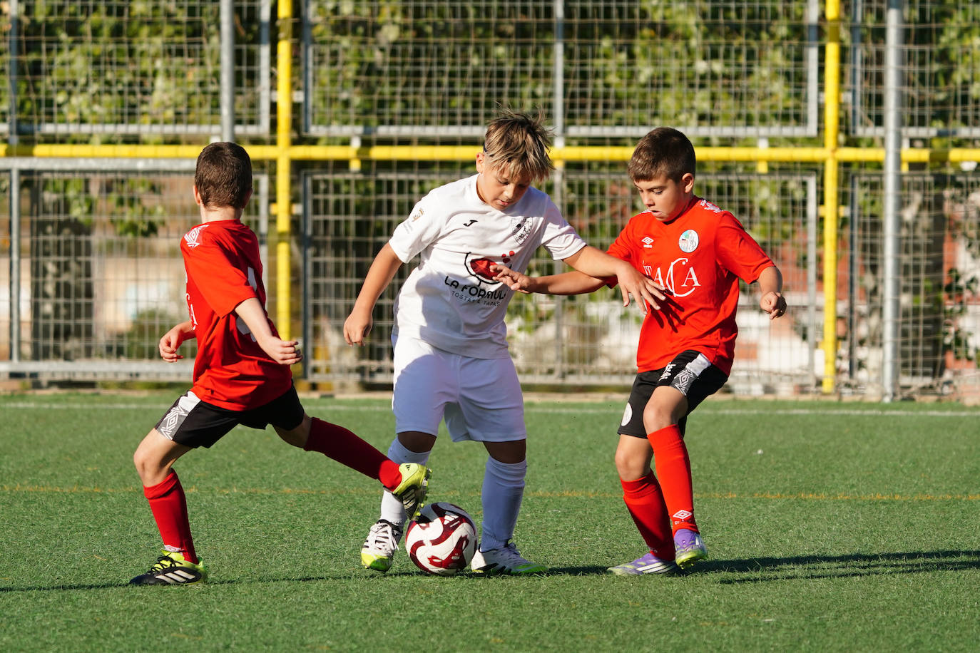 La jornada del fútbol base salmantino, en imágenes