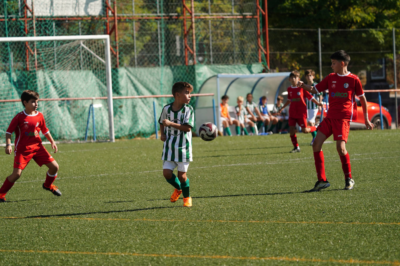La jornada del fútbol base salmantino, en imágenes