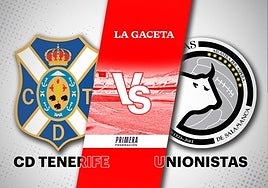 Tenerife - Unionistas: horario y cómo ver en directo y por TV el partido