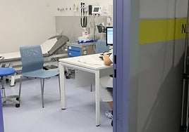 Imagen de una consulta de Urgencias del Hospital de Salamanca.