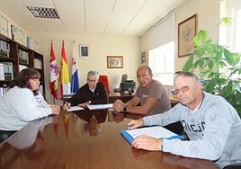 Concejales, durante la celebración del pleno.