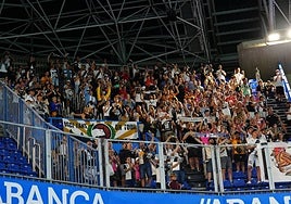 Seguidores de Unionistas en Riazor.