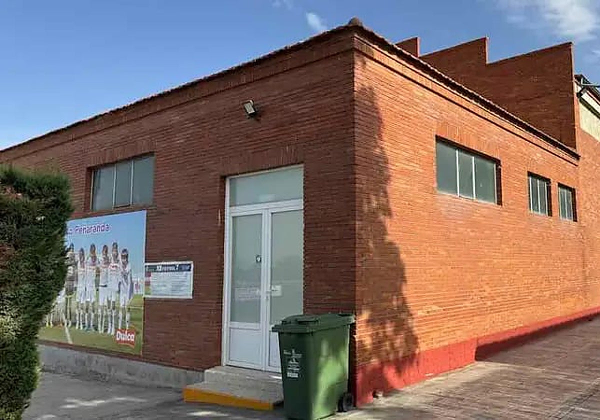 Pabellón del polideportivo de Peñaranda.