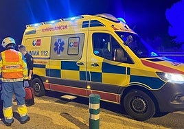 Una ambulancia de Emergencias 112 de la Comunidad de Madrid.