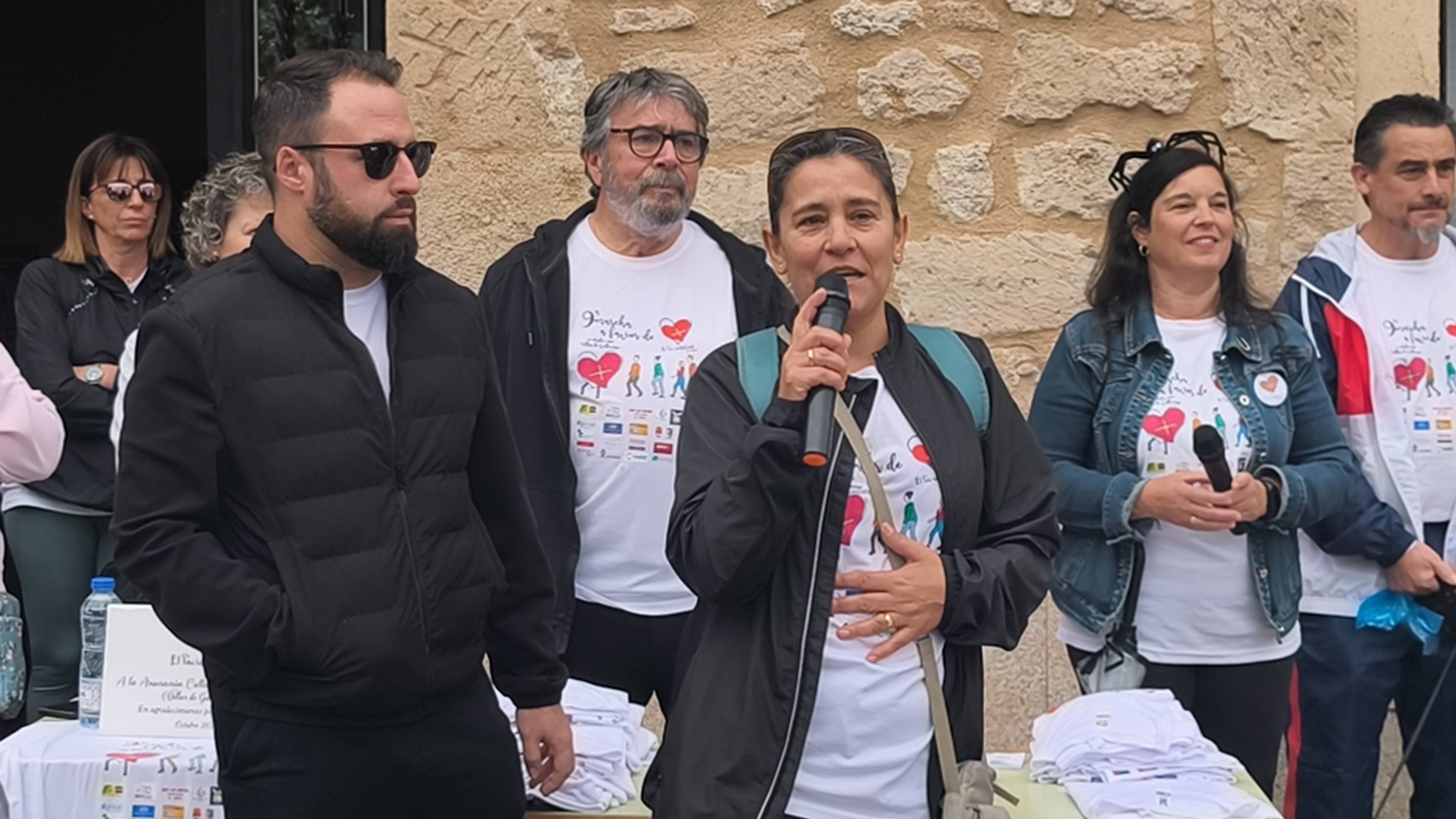 Pasos solidarios a favor del PacienteXperto desde Villar de Gallimazo