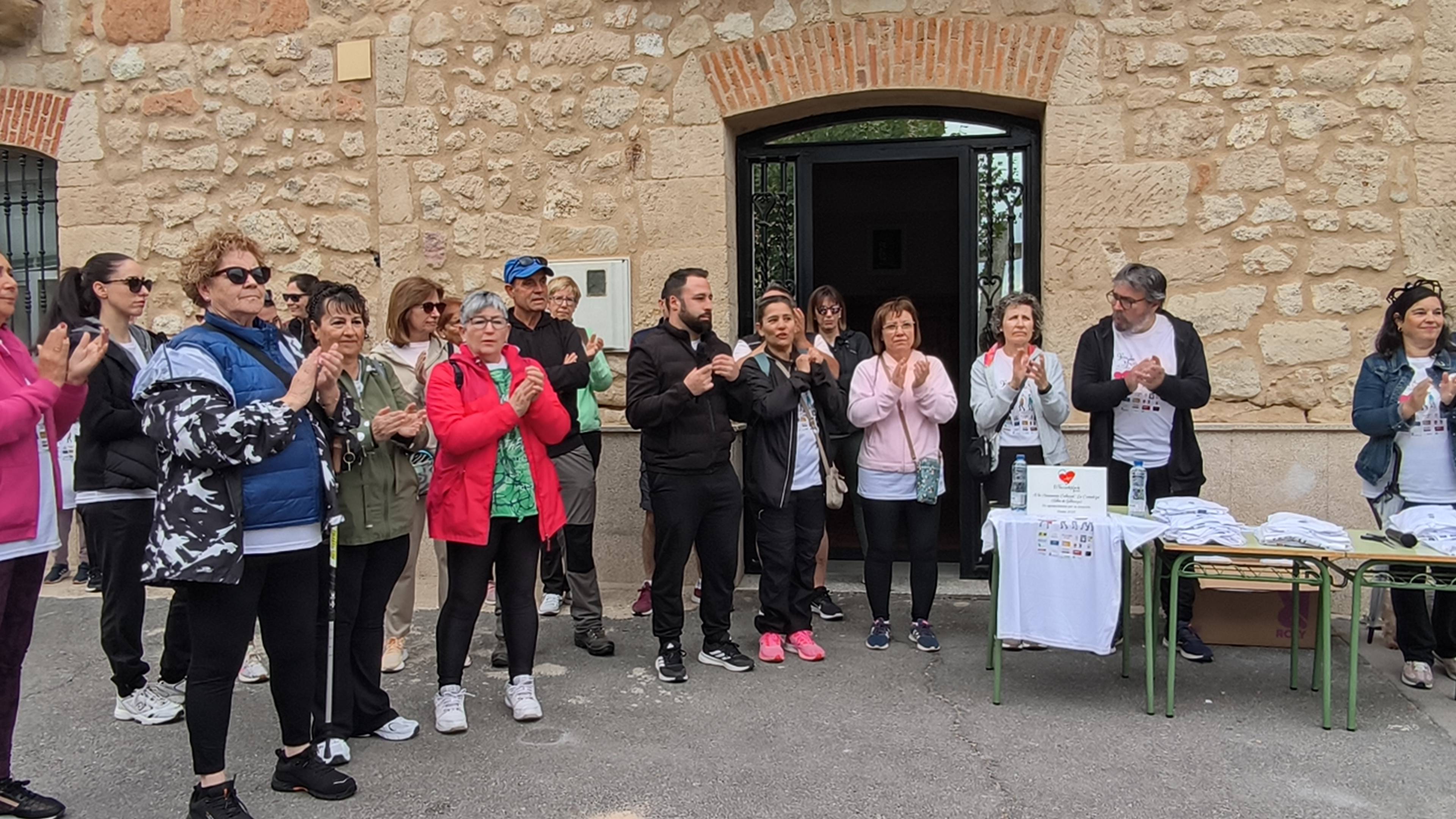 Pasos solidarios a favor del PacienteXperto desde Villar de Gallimazo