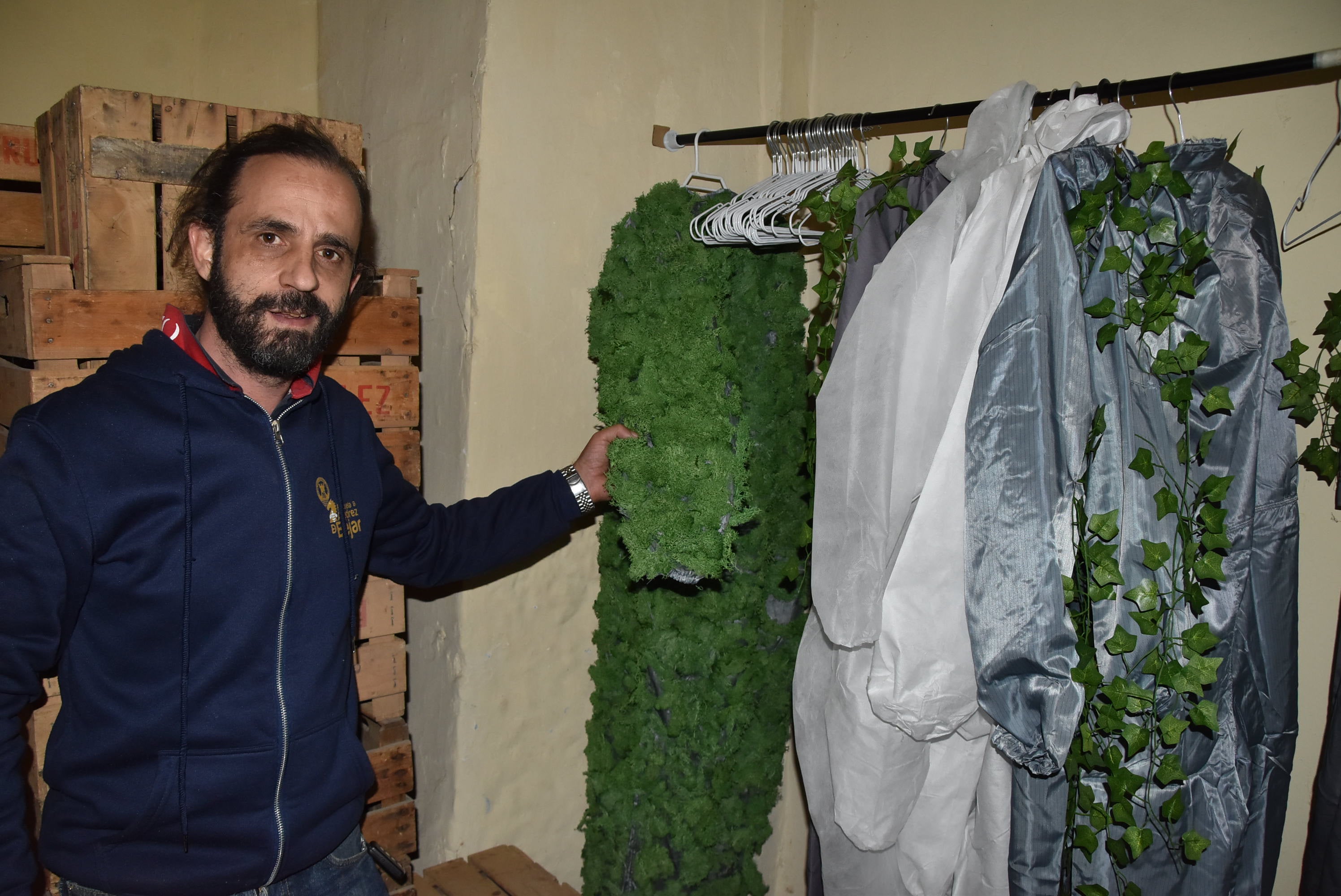 Un ajedrez viviente con homenaje a los Hombres de Musgo de Béjar