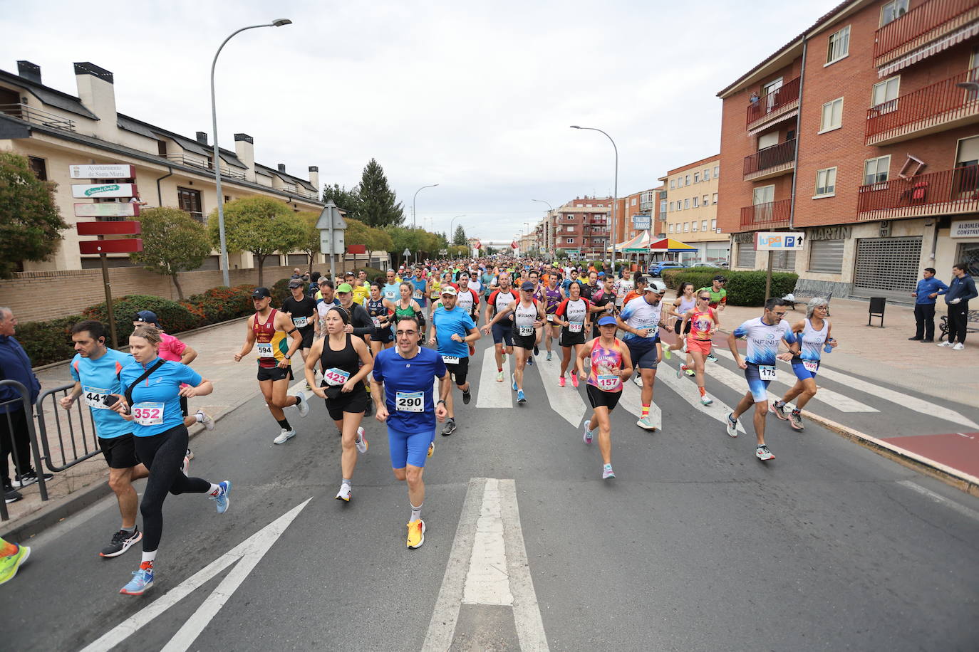 Jesús Prieto y Sandra Santamaría se llevan la Media Maratón de la Diputación