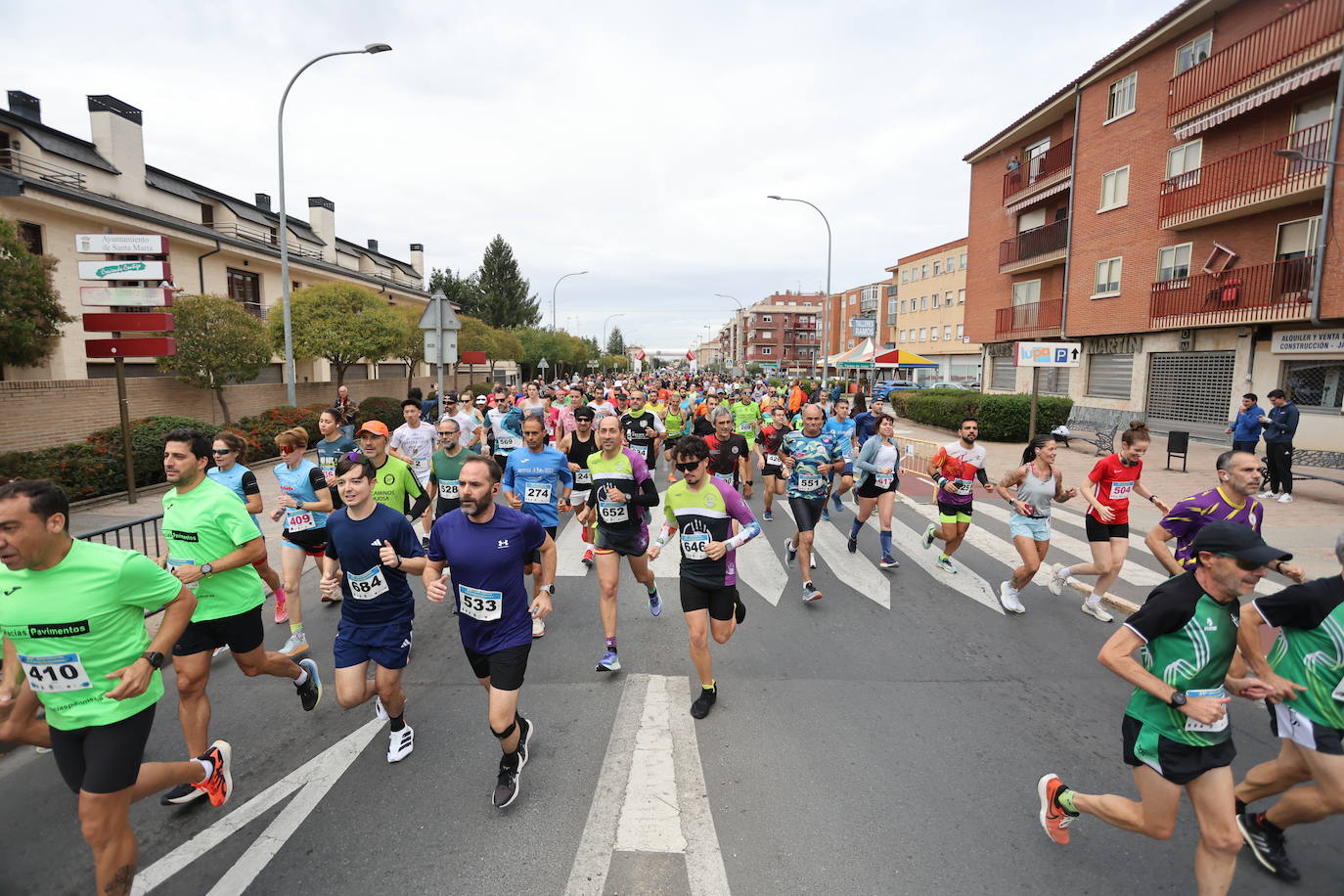 Jesús Prieto y Sandra Santamaría se llevan la Media Maratón de la Diputación