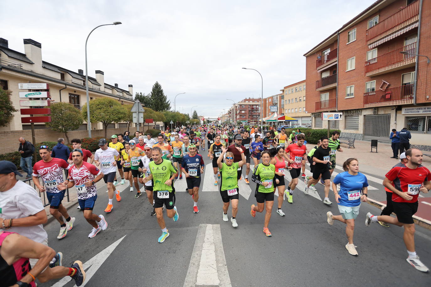 Jesús Prieto y Sandra Santamaría se llevan la Media Maratón de la Diputación