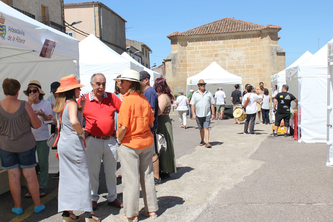 Los stands del evento, con una gran variedad de productos.