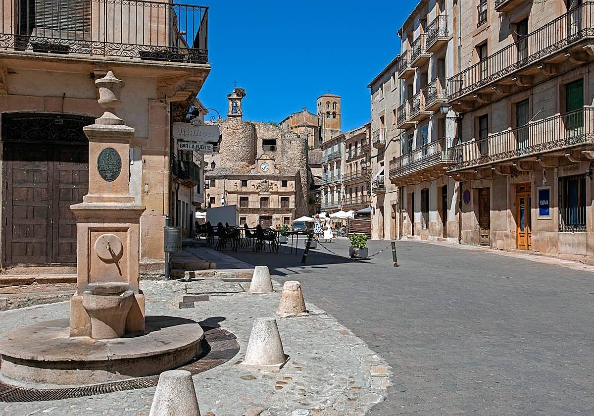 Una zona del municipio de Sepúlveda.