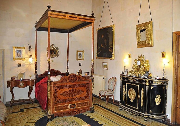 La cama con dosel que la emperatriz francesa regaló al XVII duque de Alba.