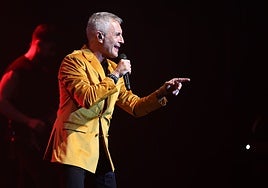 Sergio Dalma en concierto.