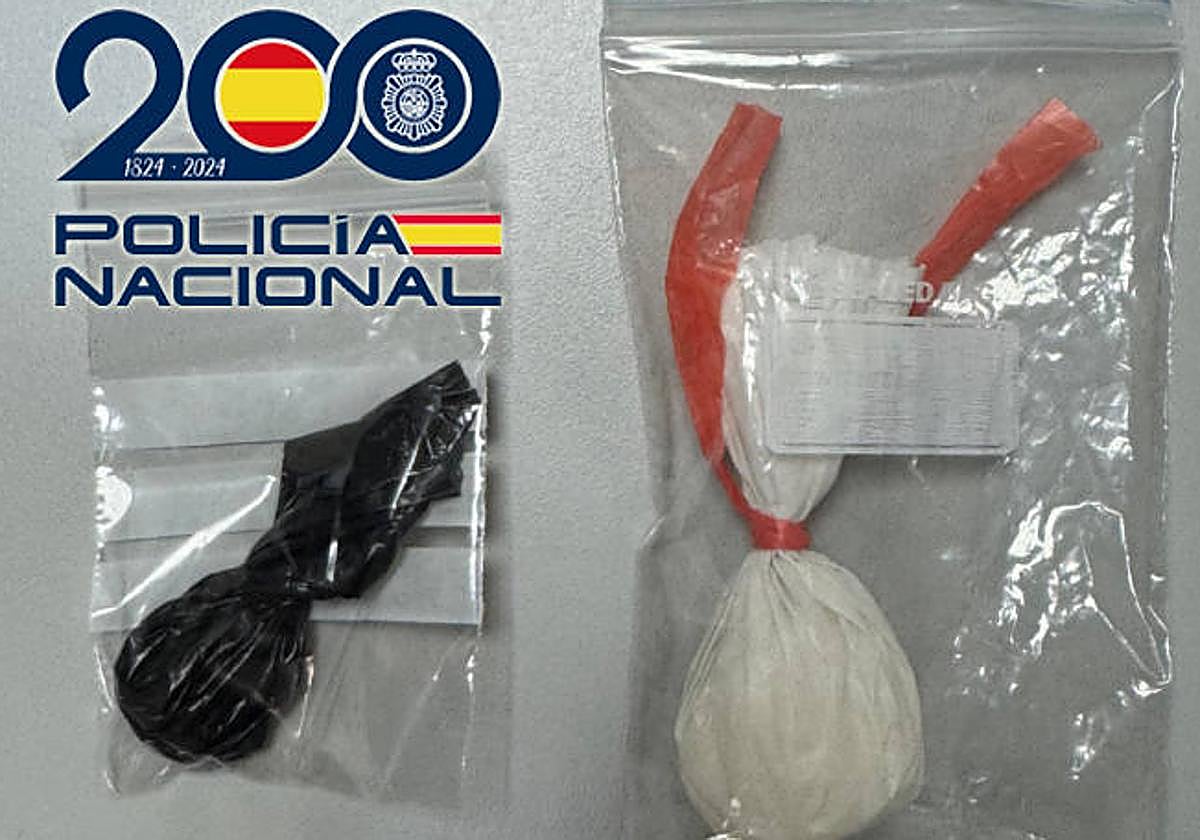 Las sustancias estupefacientes intervenidas por la Policía Nacional.