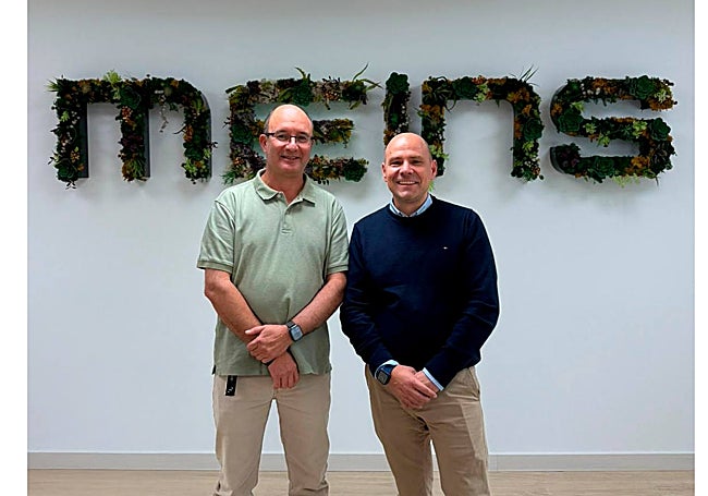 Julián Herrero, presidente y fundador de Meins y Fernando Martín de Lara CEO de 300K Solutions.