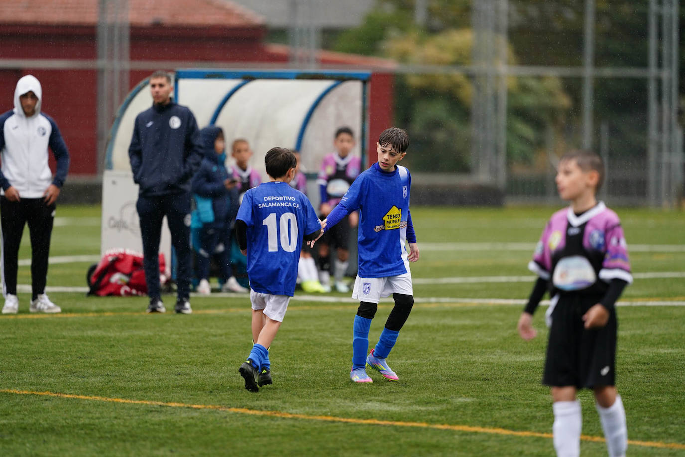 Todas las imágenes de la jornada del fútbol base en Salamanca