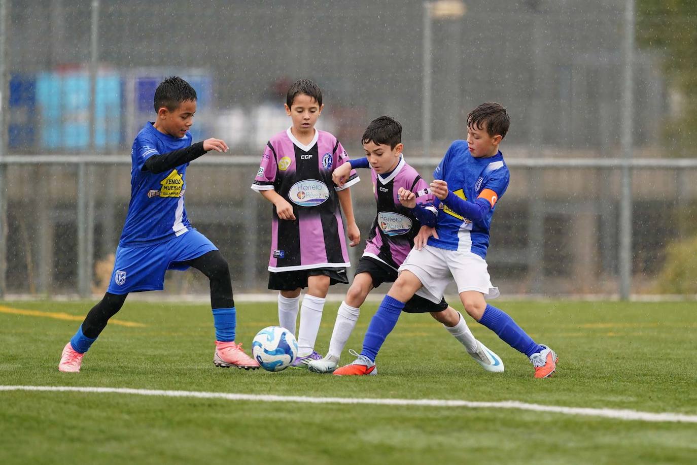 Todas las imágenes de la jornada del fútbol base en Salamanca