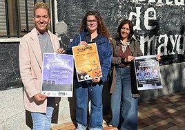 Las ediles María José García, Lucia Guinaldo y Soledad García.