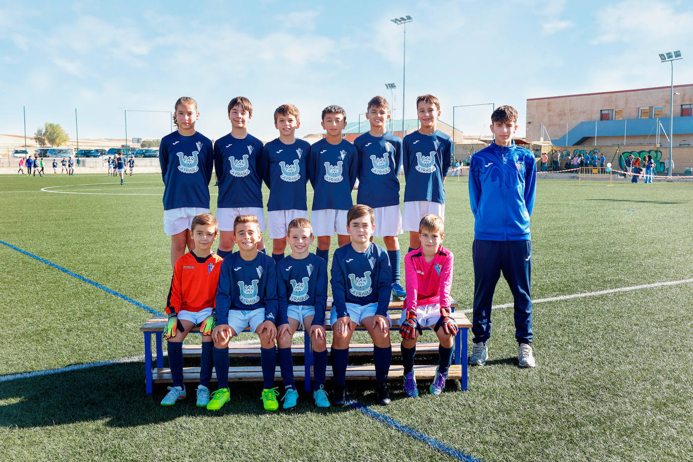 Iban (entrenador), José Manuel (delegado), Javier (delegado), Javier Sánchez, Mario Pérez, Saúl Seronero, Eloy Lamamie, José Castaño, Mateo Delgado, Pedro de la Mano, Álvaro Arnes, Nayara Marcos, Enzo Fuentes y Mario Pérez.
