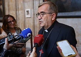  Luis Argüello en la Universidad Pontificia.