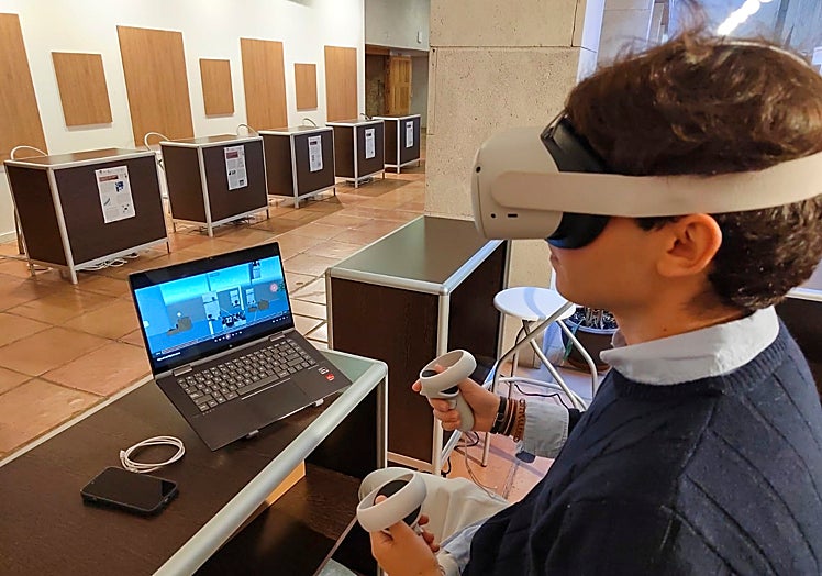 Aplicación de Alejandro Sánchez con minijuegos para la rehabilitación de los mayores.