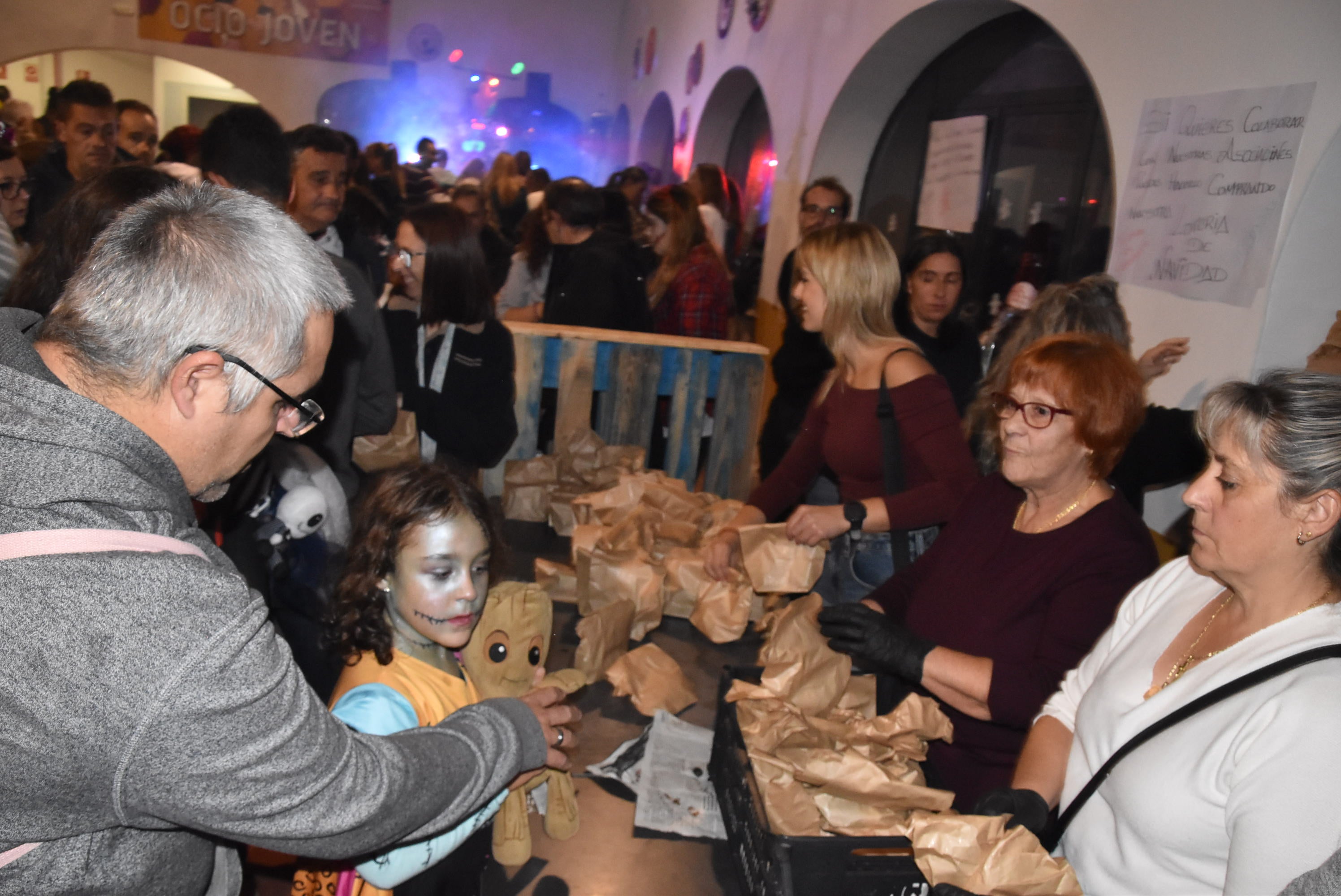 Lleno en la fiesta de Halloween celebrada en Béjar