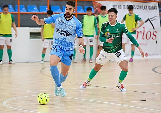 Derbi liguero de la pasada temporada entre el FS Salamanca y el Albense en La Alamedilla.